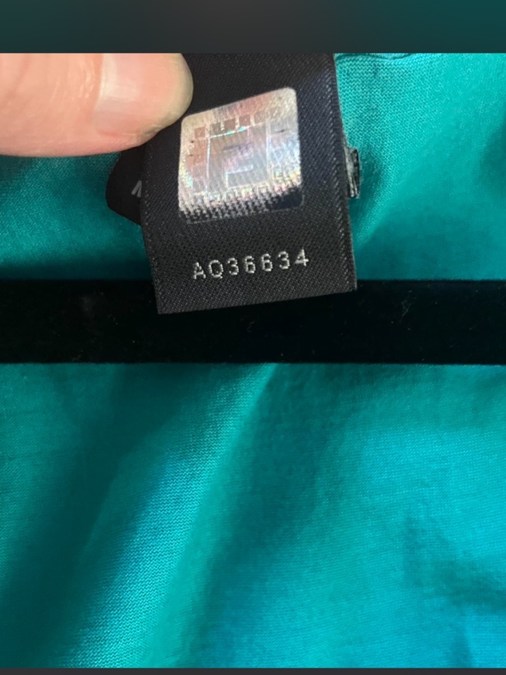 Fendi teal babydoll top - Picture 5 of 7